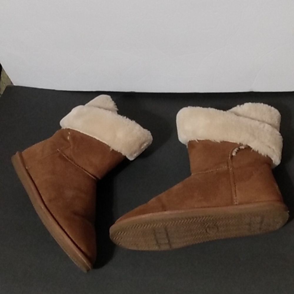 Apres by lamo Sherpa boots booties Cabincore